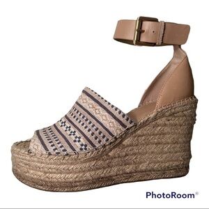 MARC FISHER Adeline Espadrille Wedge Sandals